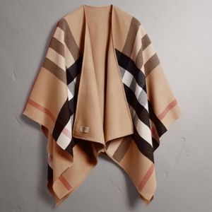 Burberry Reversible Check Poncho
